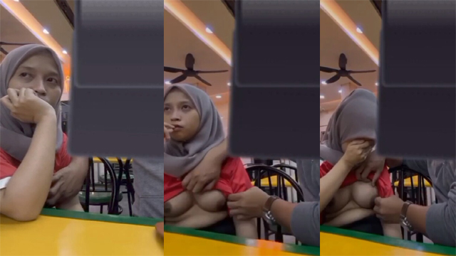 Mallu Hijabi Girl Boob Kissed In Restaurant