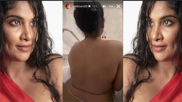 Tamil Actress Exclusive Sabbita Roi Insta Free Live